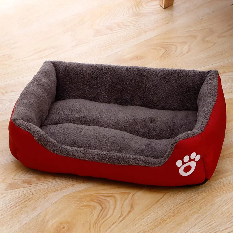 Black Dog Bed Plush Sleeping Bed for Large, Medium and Small Dogs, Non-Slip and Bite-Resistant Pet Sleeping Mat Pet Items