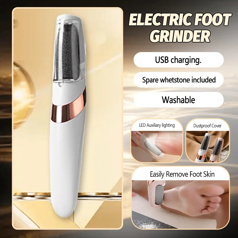 Electric Callus Remover for Feet,Electric foot grinder,Foot Exfoliator Foot Scrubber Pedicure Tools,Removes Dry Skin.Unisex