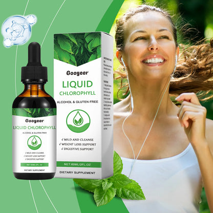 60ml Googeer Chlorophyll Supplements Eye Protection Promote Growth Development Improve Intestinal Health Body Treatment Fluid