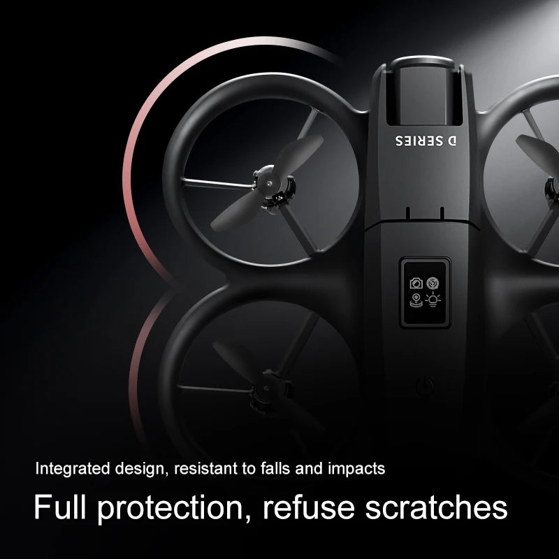 D16 Mini Drone 8K Profesional HD Camera Obstacle Avoidance FPV Quadcopter With 180° Adjustable Camera RC Dron For Children Toys