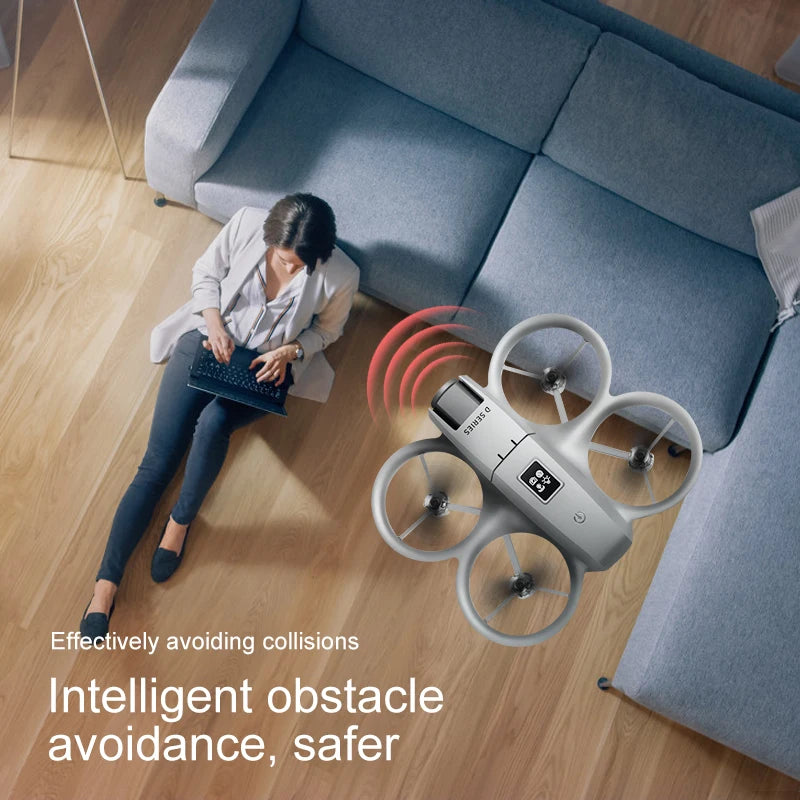 D16 Mini Drone 8K Profesional HD Camera Obstacle Avoidance FPV Quadcopter With 180° Adjustable Camera RC Dron For Children Toys