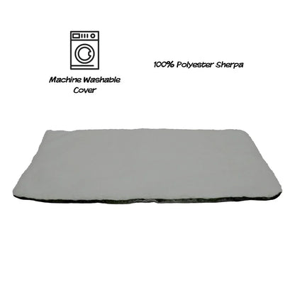 Self-Heating Pet Bed Washable Sherpa Cover Thermal Insulation Cozy Crate Pad Portable Dog Cat Bed Dog Kennel Warmer