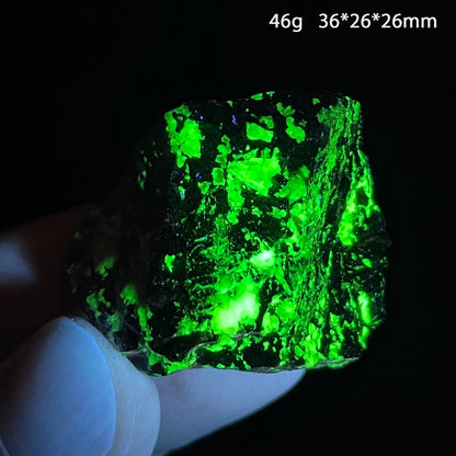 Natural America Fluorescent Willemite Mineral Specimen Healing Quartz Crystals And Stones Rock Gemstone