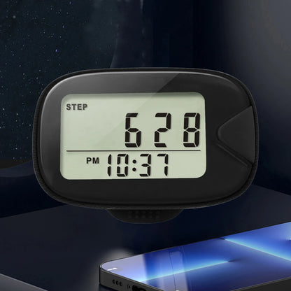 Walking Pedometer Accurate Step Tracker LCD Display Electronic Pedometer Multi-Function Walking Step Counter for Outdoor Sports
