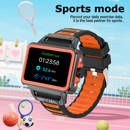 Smartwatch, mini-game mode, multi-sport mode, for boys and girls, gift, custom wallpaper, fitness monitoring, iPhone/Andriod