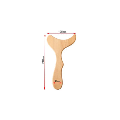 Wooden Body Massager - Gua Sha Scraping & Muscle Relaxation Tool for Pain Relief & Sculpting Health Massage Tool Spa