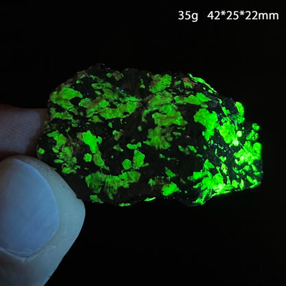 Natural America Fluorescent Willemite Mineral Specimen Healing Quartz Crystals And Stones Rock Gemstone