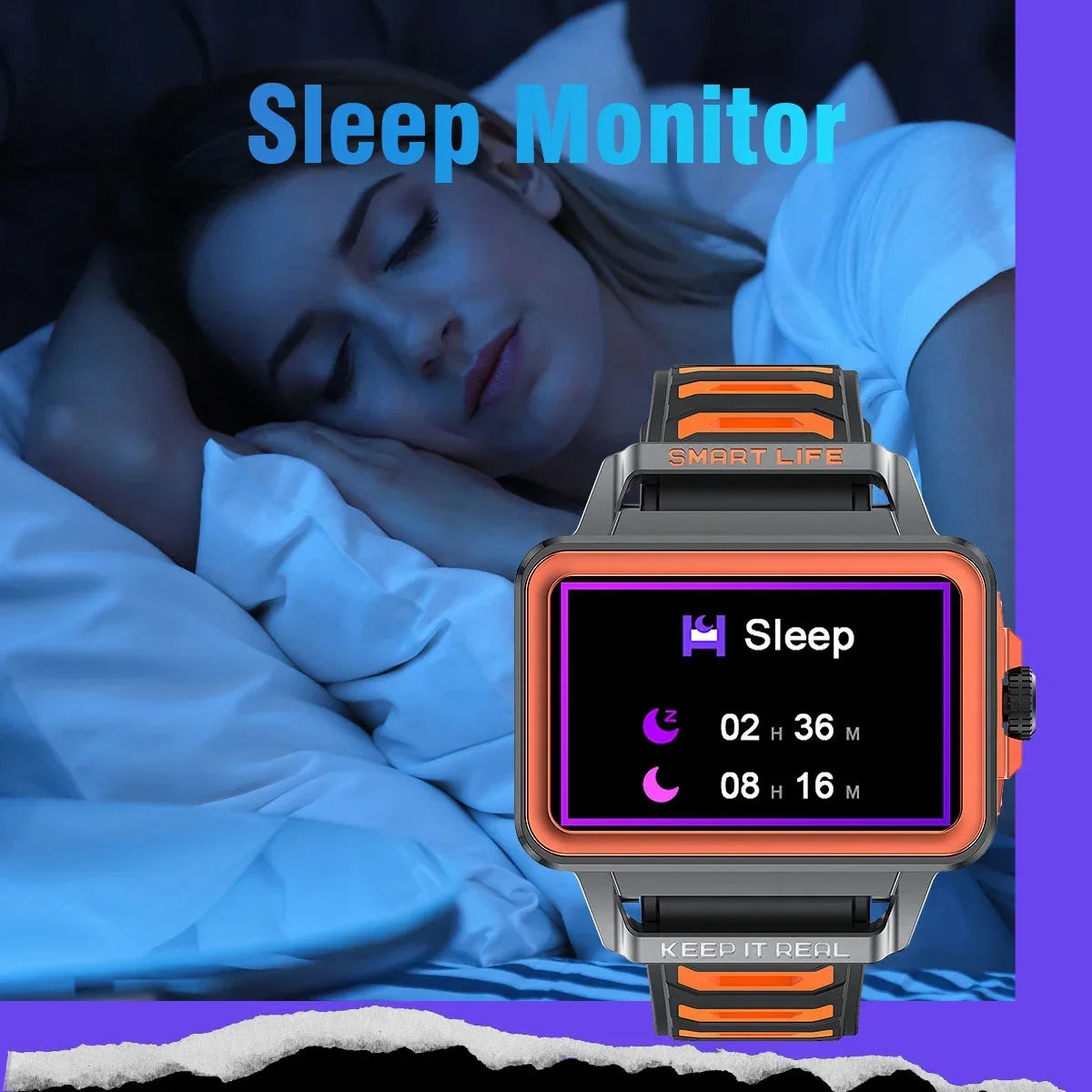 SENBONO New Smart Band for Men Women Sleep Heart Rate Monitor Waterproof Bracelet Sport Women Men Smartwatch for IOS Android