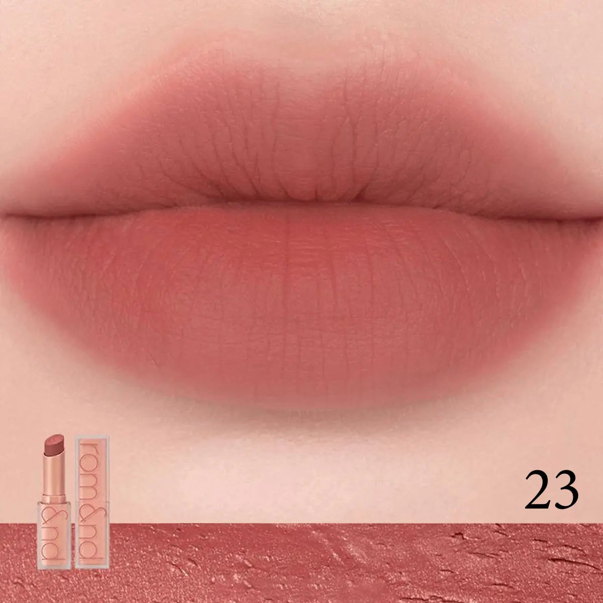 rom&nd ZERO MATTE LIPSTICK,Lightweight Non-Drying,Soft-Focus Matte Finish,Luxury Makeup,Korean Cosmetic,K-Beauty,Korean Makeup