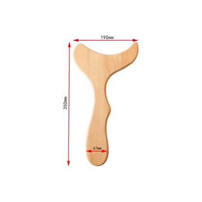 Wooden Body Massager - Gua Sha Scraping & Muscle Relaxation Tool for Pain Relief & Sculpting Health Massage Tool Spa