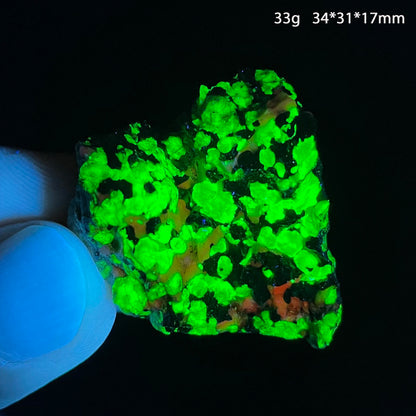 Natural America Fluorescent Willemite Mineral Specimen Healing Quartz Crystals And Stones Rock Gemstone