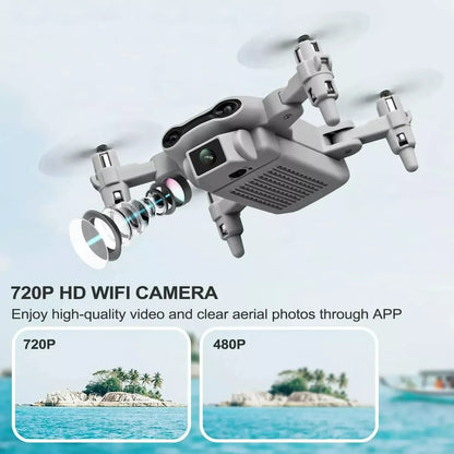 V9 Mini Drone For Kids Adults 720P HD FPV Camera Foldable RC Quadcopter With Altitude Hold Headless Mode