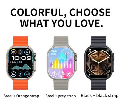 2025 BW9 Smartwatch offers SIM Card Bluetooth Calling a spacious 201-inch Screen Telescopic Camera Full Network Coverage