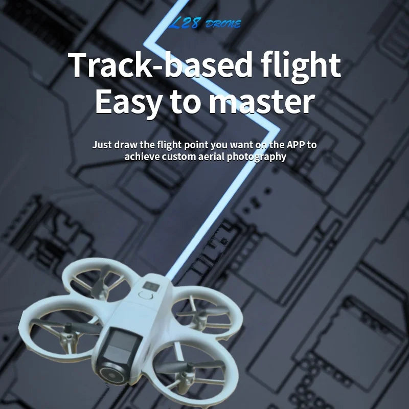 Smart RC Drone with One-Key Takeoff, 4K Ultra HD Camera, Long Battery | Indoor Outdoor Flying Toy Gift