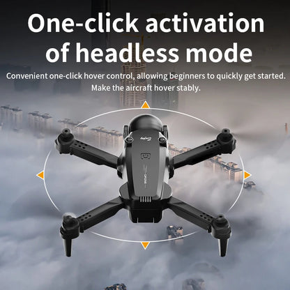 H20 Six-Axis Gyroscope Remote Control Four-Axis Flying Toy - Foldable Dual Lens Drone with 360° Roll & Gesture Photography