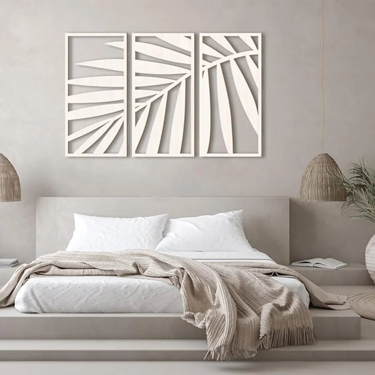 3pcs Wooden wall decoration hollow wooden leaf wall art for kitchen bathroom living room dining room porch wall wood decoration