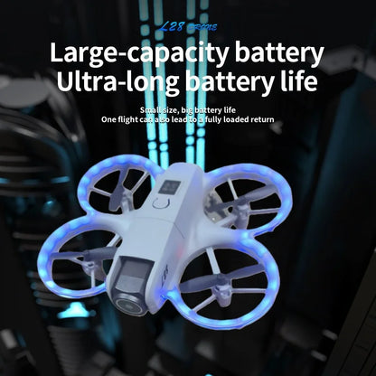 Smart RC Drone with One-Key Takeoff, 4K Ultra HD Camera, Long Battery | Indoor Outdoor Flying Toy Gift
