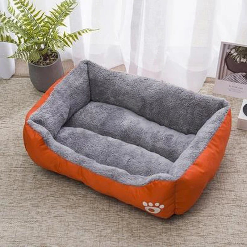 Black Dog Bed Plush Sleeping Bed for Large, Medium and Small Dogs, Non-Slip and Bite-Resistant Pet Sleeping Mat Pet Items