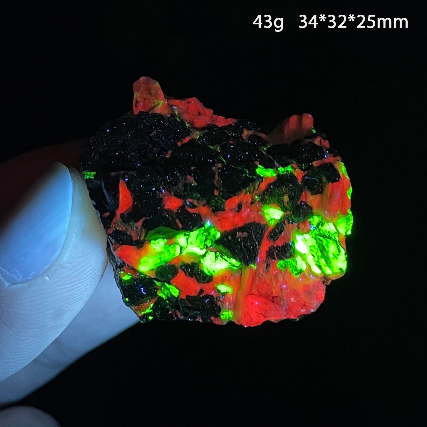Natural America Fluorescent Willemite Mineral Specimen Healing Quartz Crystals And Stones Rock Gemstone