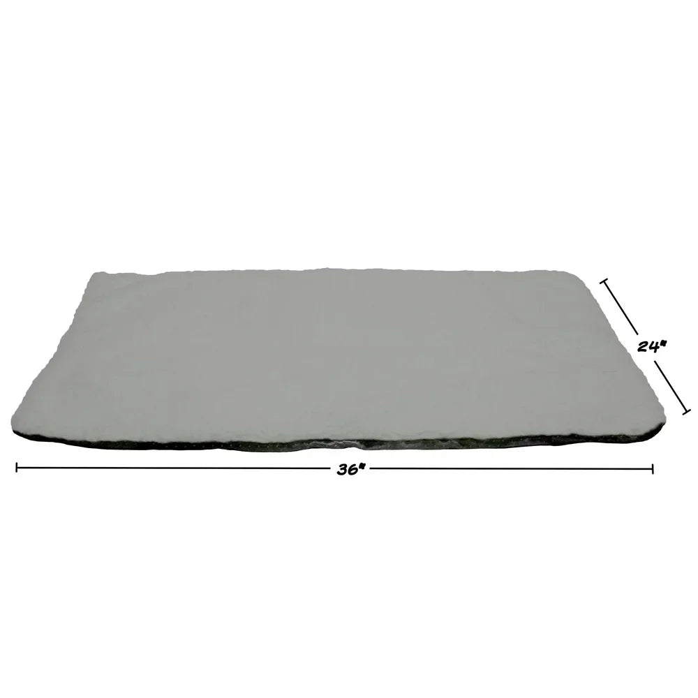 Self-Heating Pet Bed Washable Sherpa Cover Thermal Insulation Cozy Crate Pad Portable Dog Cat Bed Dog Kennel Warmer