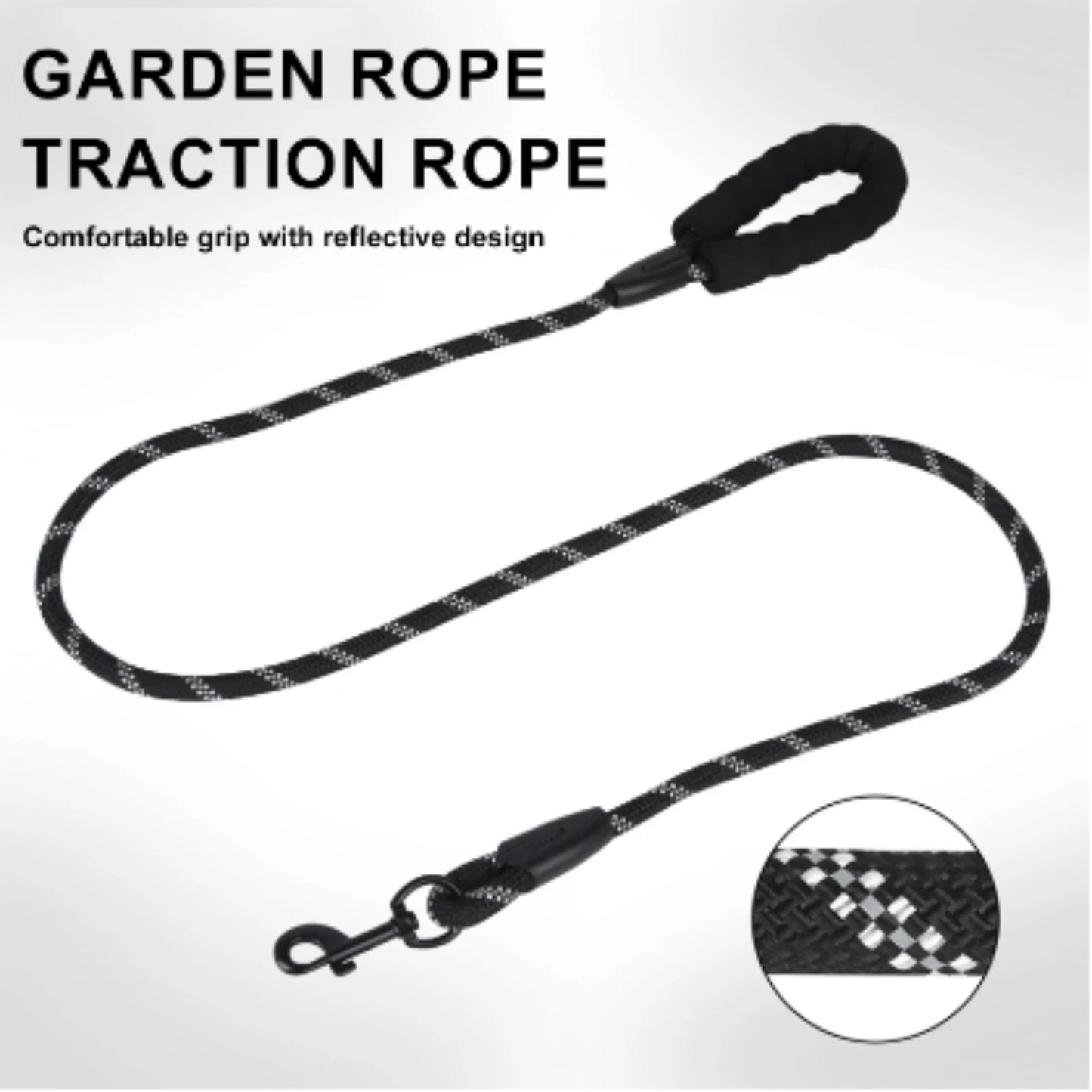 1.5m Dog Leash Nylon Reflective Dogs Leash for Small Medium Large Dog Comfortable Soft Handle Outdoor Walking Pet Dogs Accessori
