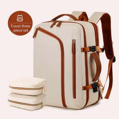 Backpack Unisex New Simple Business Computer Backpack Outdoor Large Capacity Travel Bag Student School Bag Boys