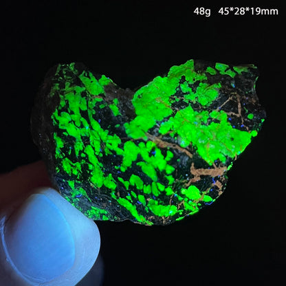Natural America Fluorescent Willemite Mineral Specimen Healing Quartz Crystals And Stones Rock Gemstone