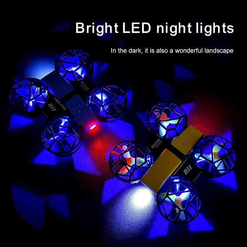 D12 Mini Drone 4k Profession HD Wide Angle Camera 1080P WiFi FPV Drone Camera Height Keep Drones Camera Helicopter Toys Gifts