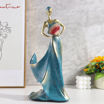 European Style Wine Rack, Girl Bottle Holder, Home Décor, Living Room Wine Cabinet, Decorative Pieces, Creative Ornament