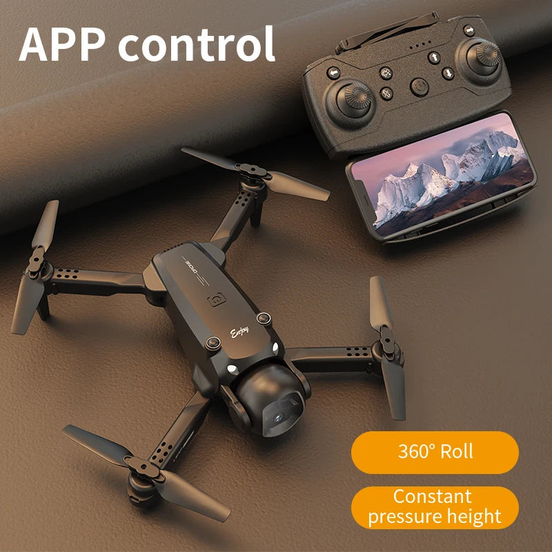 H20 Six-Axis Gyroscope Remote Control Four-Axis Flying Toy - Foldable Dual Lens Drone with 360° Roll & Gesture Photography