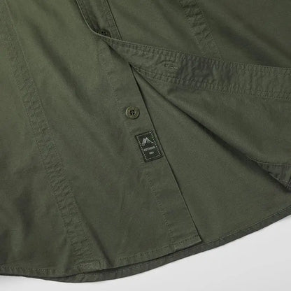 Military Cargo Shirts Men Spring Autumn Cotton Casual Slim Fit Tops Outdoor Long Sleeve Tactical Shirt Army Denim Work Shirts