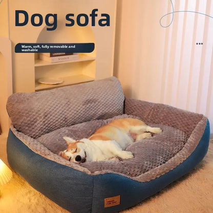 XXL Extra Large and Thick Dog Bed, Pet Bed, Washable, Machine Washable, Bite-Resistant, Dirt-Resistant Pet Nest, Suitable for Large Dogs, Suitable for All Seasons