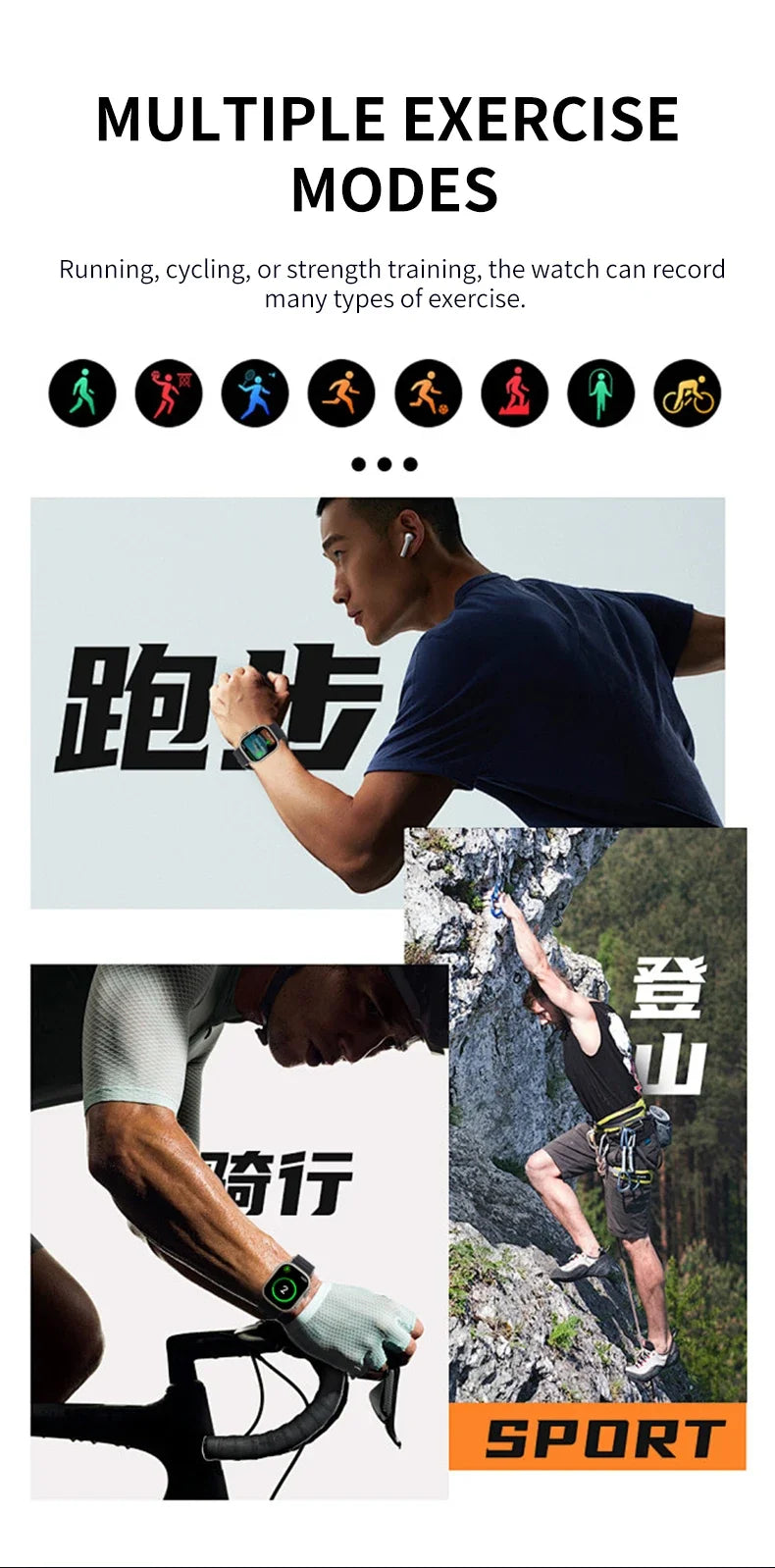 2025 BW9 Smartwatch offers SIM Card Bluetooth Calling a spacious 201-inch Screen Telescopic Camera Full Network Coverage