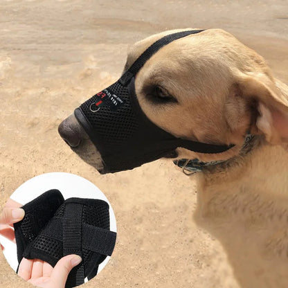 1PCS Adjustable Dog Muzzle Breathable Dog Mouth Cover Muzzle Collar Anti Barking Pet Mouth Muzzles for Dogs Dog Accessories