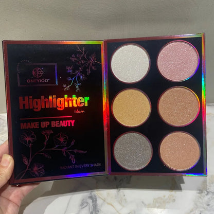 New 55-Color Eyeshadow Palette Lipstick Highlighter Contour Palette Professional Makeup Kit with Shimmer Matte Eye Shadows