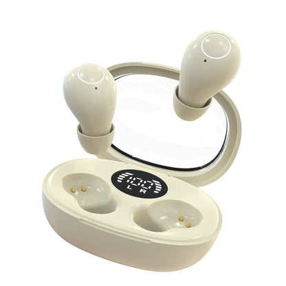 Trendy wireless headphones 5.4 bluetooth headset mini sleep sports invisible earbuds HD HIFI music bass sound quality earphones