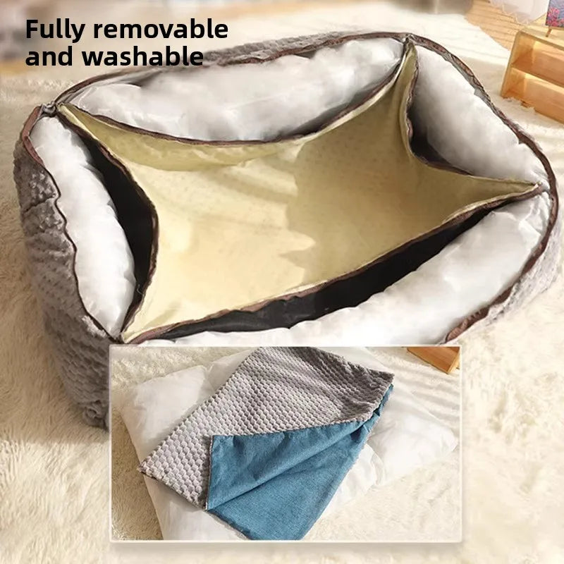 XXL Extra Large and Thick Dog Bed, Pet Bed, Washable, Machine Washable, Bite-Resistant, Dirt-Resistant Pet Nest, Suitable for Large Dogs, Suitable for All Seasons