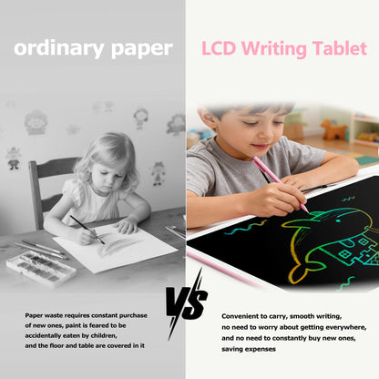 20inch LCD Writing Tablet Reusable Drawing Board with Eye Protection Lock And Erase Feature Educational Gift for Kids