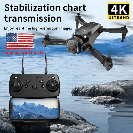 H20 Six-Axis Gyroscope Remote Control Four-Axis Flying Toy - Foldable Dual Lens Drone with 360° Roll & Gesture Photography