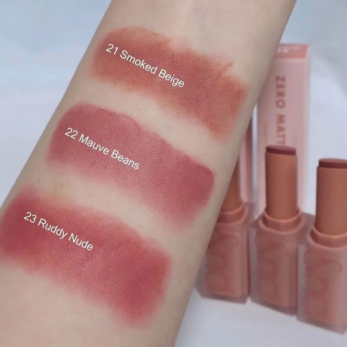 rom&nd ZERO MATTE LIPSTICK,Lightweight Non-Drying,Soft-Focus Matte Finish,Luxury Makeup,Korean Cosmetic,K-Beauty,Korean Makeup
