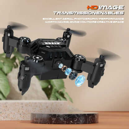 YP18 Mini Drone with HD Camera CE Certified Foldable Quadcopter for Kids Gift Hot Sale Aerial Photography Aircraft
