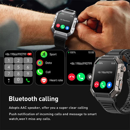 2026 Health Smart Watch ECG+PPG Heart Rate Blood Oxygen blood Pressure Monitoring IP68 Bluetooth Call GPS Trajectory Smartwatch