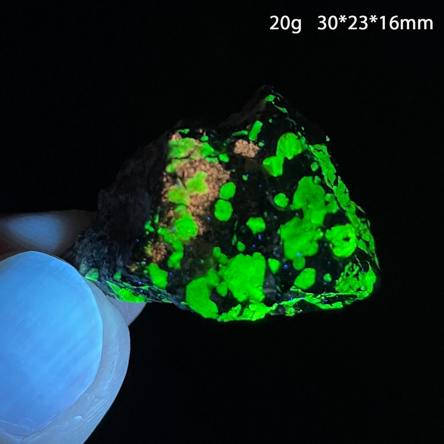 Natural America Fluorescent Willemite Mineral Specimen Healing Quartz Crystals And Stones Rock Gemstone