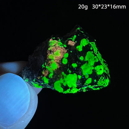 Natural America Fluorescent Willemite Mineral Specimen Healing Quartz Crystals And Stones Rock Gemstone