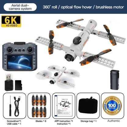 RC Quadcopter Toy Gift 8K Professional HD Dual Camera 4.3-inch screen 2026 AE22 spray Drone 360° Obstacle Avoidance Brushless 5G