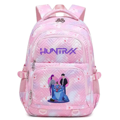 6-12 Kids Backpack Rumini Miraa Zoeyy HUNTR/rX 2026 Print Cartoon School Bag Large Capacity Student Travel Backpacks